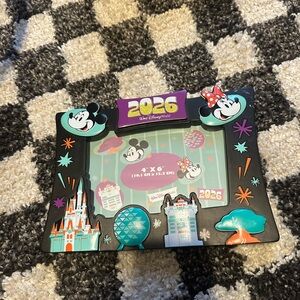 Disney Black and Purple Mickey and Minnie Frame